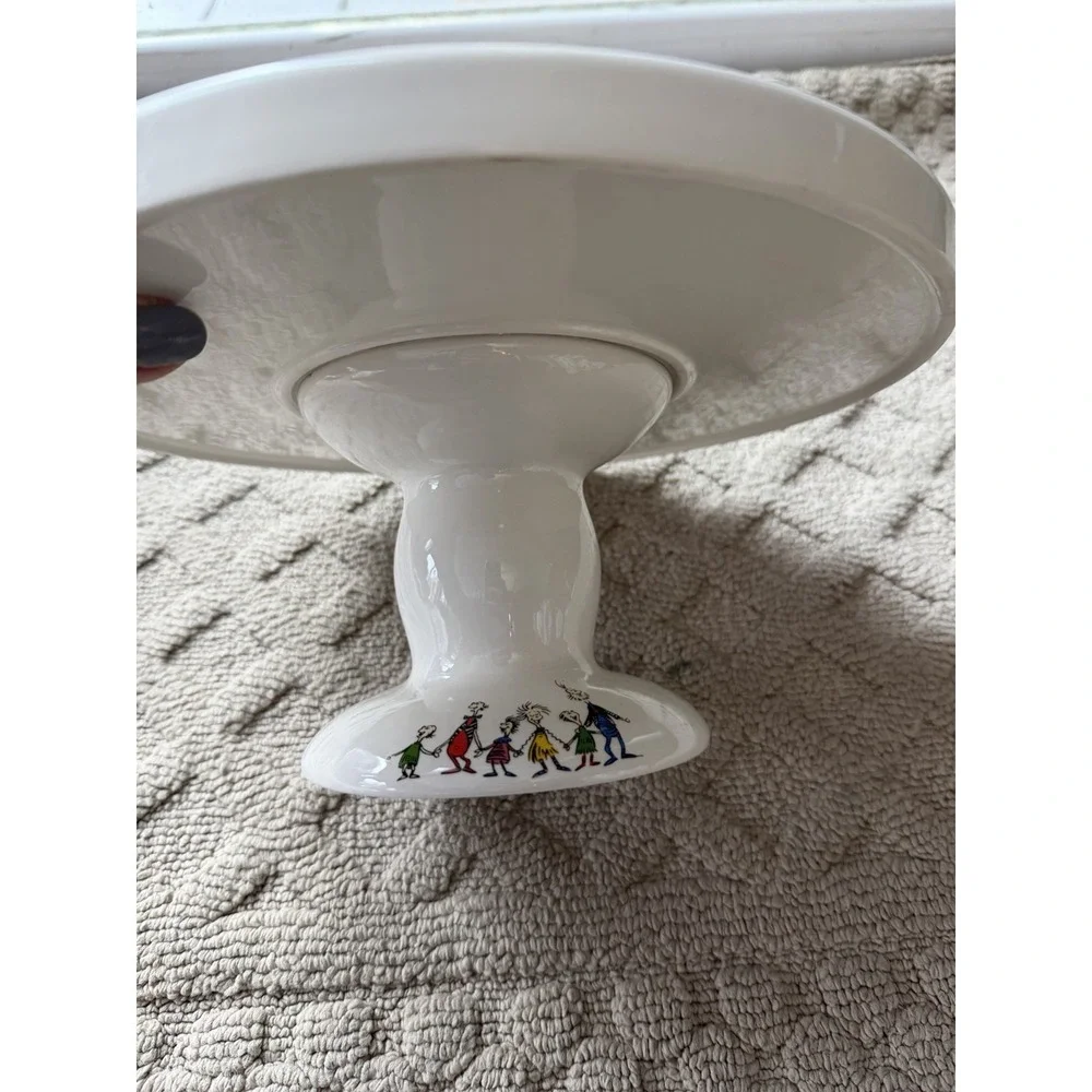 Merry Grinchmas Cake Stand with Detailed‎ Christmas Characters